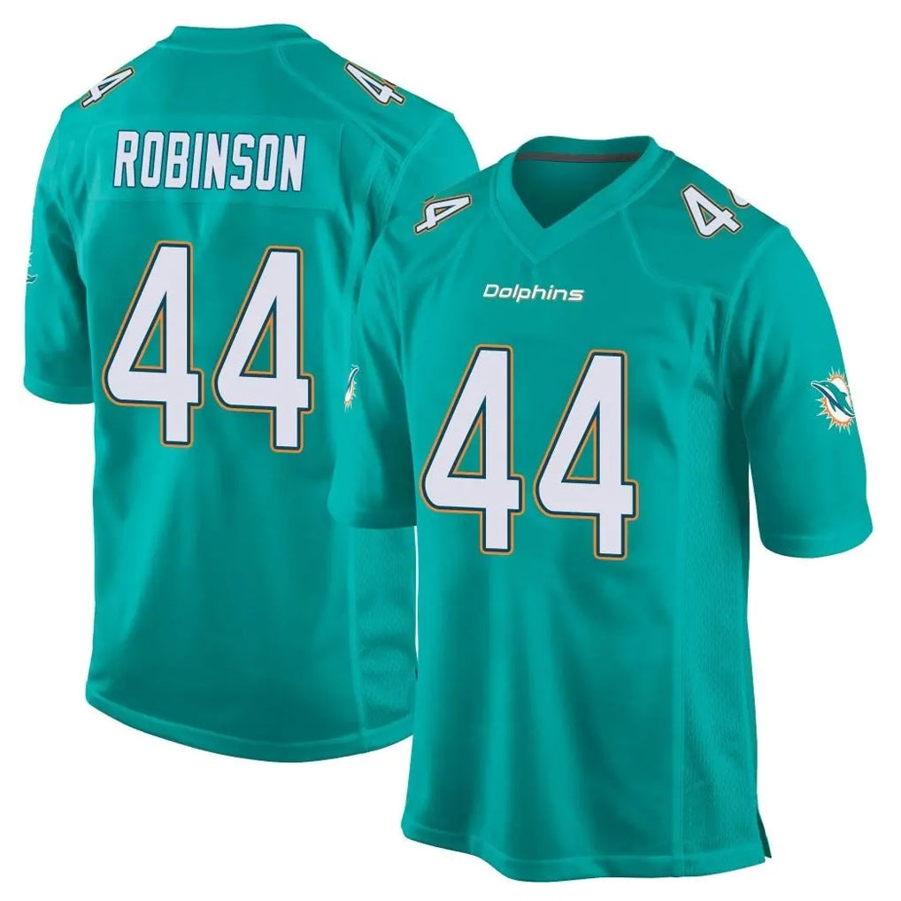 Odoa M.Dolphins #44 Chop Robinson Player Aqua Team Color Home Game Stitched Jerseys