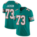 Odoa M.Dolphins #73 Austin Jackson Player Aqua Limited Alternate Vapor Untouchable Home Game Stitched Jerseys