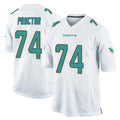Odoa M.Dolphins #74 Kadyn Proctor Player White Home Game Stitched Jerseys