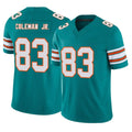 Odoa M.Dolphins #83 Kevin Coleman Jr. Player Aqua Limited Alternate Vapor F.U.S.E. Home Game Stitched Jerseys