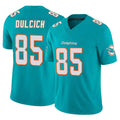 Odoa M.Dolphins #85 Greg Dulcich Player Aqua Limited Vapor F.U.S.E. Home Game Stitched Jerseys