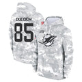 Odoa M.Dolphins #85 Greg Dulcich Player Arctic Camo Salute to Service Hoodies Limited Game Stitched Jerseys