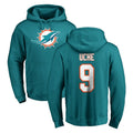 Odoa M.Dolphins #9 Joshua Uche Player Aqua LOGO Pullover Hoodies Limited Stitched Jerseys