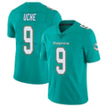 Odoa M.Dolphins #9 Joshua Uche Player Aqua Limited Vapor Untouchable Home Game Stitched Jerseys
