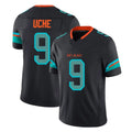 Odoa M.Dolphins #9 Joshua Uche Player Black Limited Pitch Rivalries Collection Home Game Stitched Jerseys