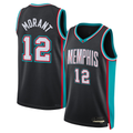 Odoa M.Grizzlies #12 Ja Morant Black Swingman Stitched Jerseys- Classic Edition