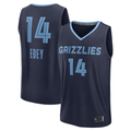 Odoa M.Grizzlies #14 Zach Edey Navy Draft Fast Break Player Stitched Jerseys- Icon Edition
