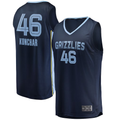 Odoa M.Grizzlies #46 John Konchar Navy Fast Break Replica Stitched Jerseys- Icon Edition