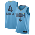 Odoa M.Grizzlies #4 Walter Clayton Jr. Light Blue Swingman Stitched Jerseys- Statement Edition