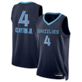 Odoa M.Grizzlies #4 Walter Clayton Jr. Navy Swingman Stitched Jerseys- Icon Edition