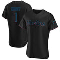 Odoa M.Marlins #1 Connor Norby Player Black  Home Limited Stitched Jerseys