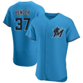 Odoa M.Marlins #37 Anthony Bender Player Blue Home Limited Elite Stitched Jerseys