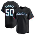Odoa M.Marlins #50 Agustin Ramirez Player Black  Home Limited Stitched Jerseys