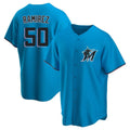 Odoa M.Marlins #50 Agustin Ramirez Player Blue Home Game Stitched Jerseys