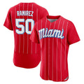 Odoa M.Marlins #50 Agustin Ramirez Player Red City Connect Home Limited Elite Stitched Jerseys