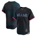 Odoa M.Marlins Blank Player Black City Connect Home Limited Stitched Jerseys