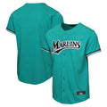 Odoa M.Marlins Blank Player Teal Mitchell & Ness Cooperstown Collection Game Stitched Jerseys