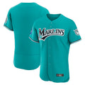 Odoa M.Marlins Blank Player Teal Mitchell & Ness Cooperstown Collection Limited Elite Stitched Jerseys