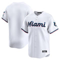 Odoa M.Marlins Blank Player White Home Limited Stitched Jerseys