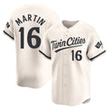Odoa M.Twins #16 Austin Martin Player Gray Game Limited Home Stitched Jerseys