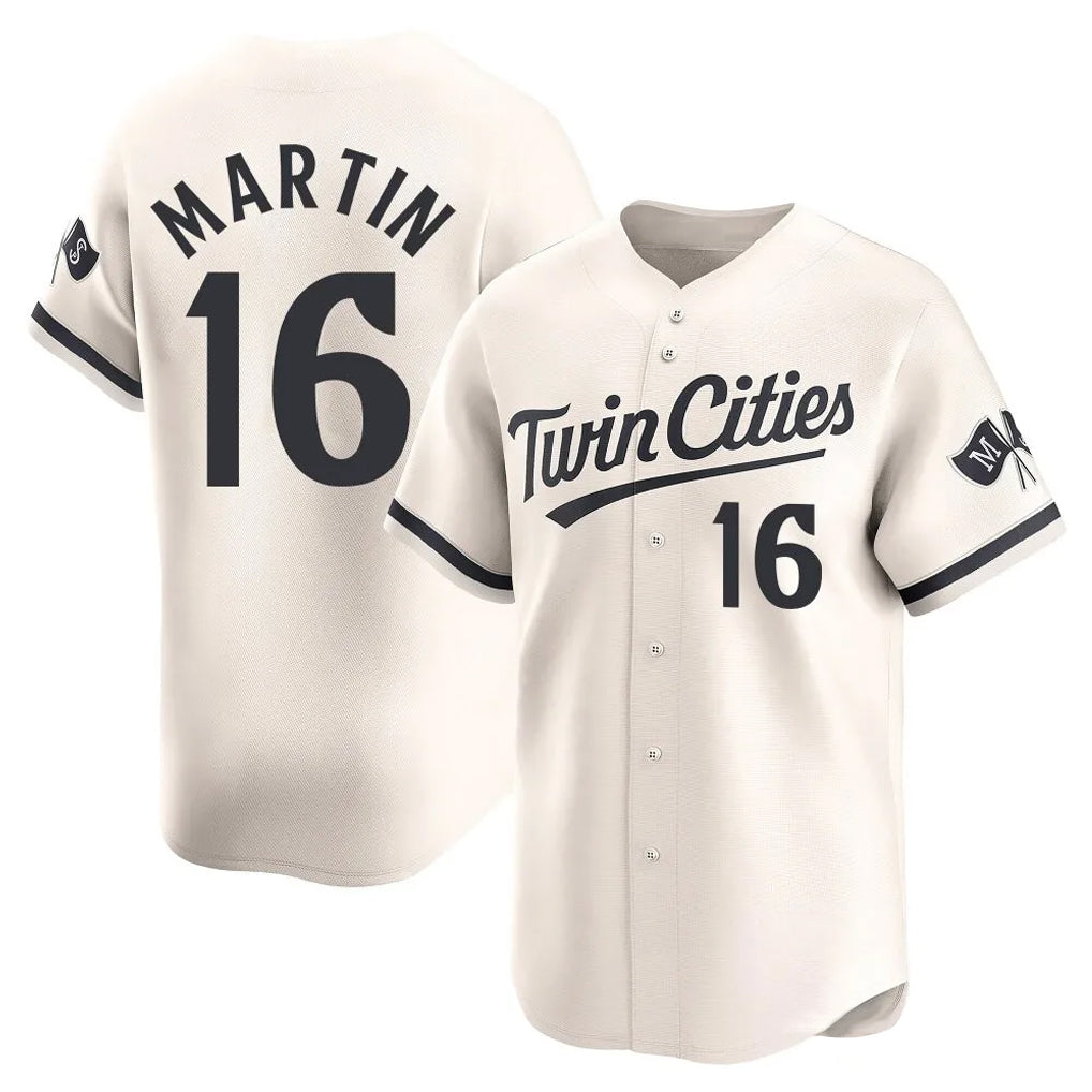 Odoa M.Twins #16 Austin Martin Player Gray Game Limited Home Stitched Jerseys