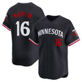 Odoa M.Twins #16 Austin Martin Player Navy Home Limited Stitched Jerseys