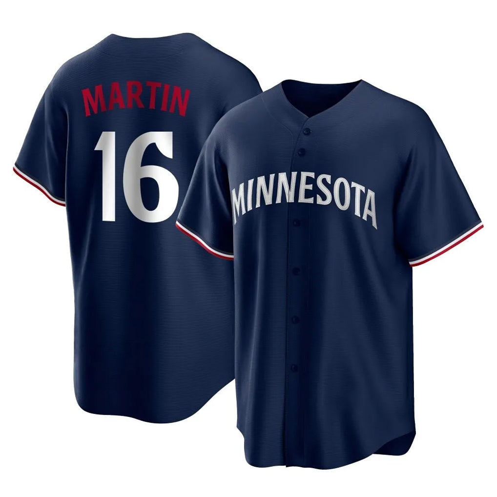 Odoa M.Twins #16 Austin Martin Player Navy Replica Alternate Home Stitched Jerseys