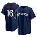 Odoa M.Twins #16 Austin Martin Player Navy Replica Alternate Home Stitched Jerseys