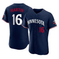 Odoa M.Twins #16 Austin Martin Player Navy Replica Home Limited Elite Stitched Jerseys