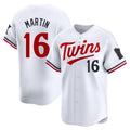 Odoa M.Twins #16 Austin Martin Player White Home Limited Stitched Jerseys
