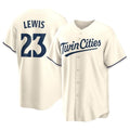 Odoa M.Twins #23 Royce Lewis Player Cream Game Limited Home Stitched Jerseys