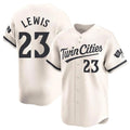 Odoa M.Twins #23 Royce Lewis Player Cream Home Limited Stitched Jerseys