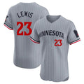 Odoa M.Twins #23 Royce Lewis Player Gray Home Limited Elite Stitched Jerseys