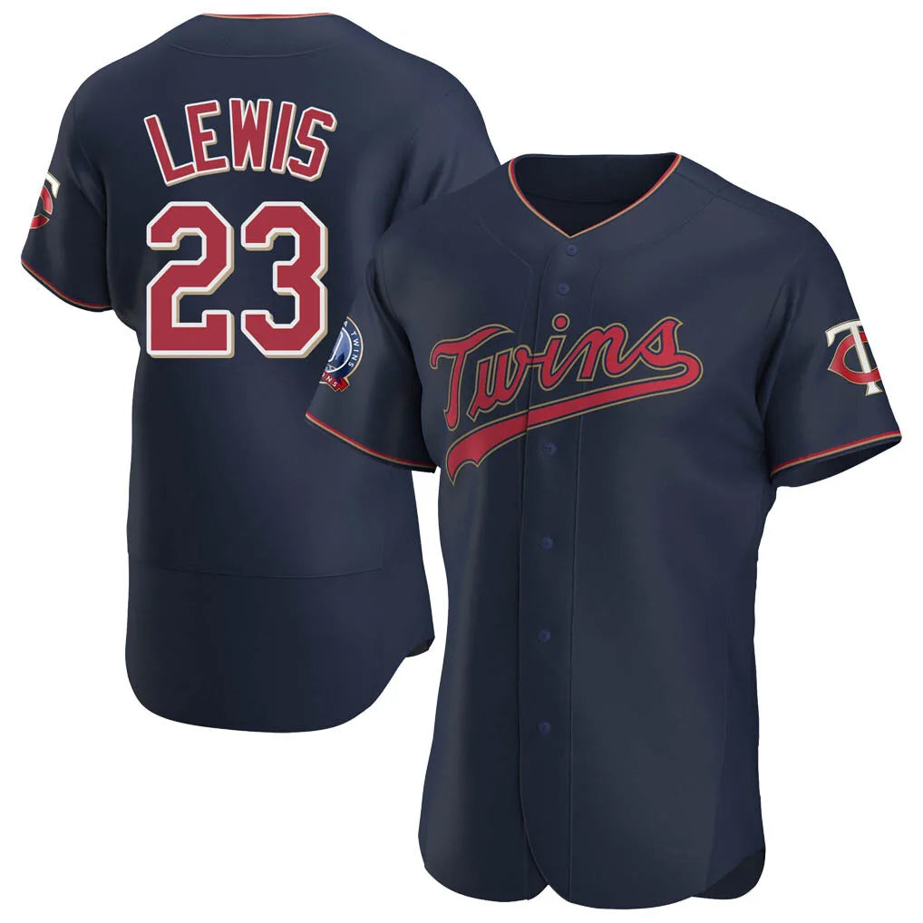 Odoa M.Twins #23 Royce Lewis Player Navy 60th Home Limited Elite Stitched Jerseys