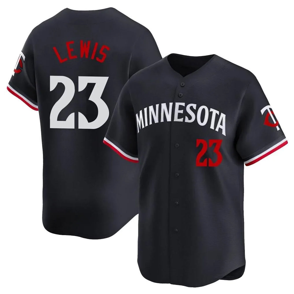 Odoa M.Twins #23 Royce Lewis Player Navy Home Limited Stitched Jerseys