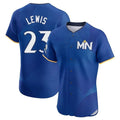Odoa M.Twins #23 Royce Lewis Player Royal City Connect Limited Elite Home Stitched Jerseys
