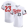Odoa M.Twins #23 Royce Lewis Player White Home Limited Elite Stitched Jerseys