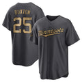Odoa M.Twins #25 Byron Buxton Player Charcoal All-Star Game Home Stitched Jerseys