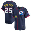 Odoa M.Twins #25 Byron Buxton Player Navy All-star Game Limited Home Stitched Jerseys