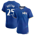 Odoa M.Twins #25 Byron Buxton Player Royal City Connect Limited Elite Home Stitched Jerseys
