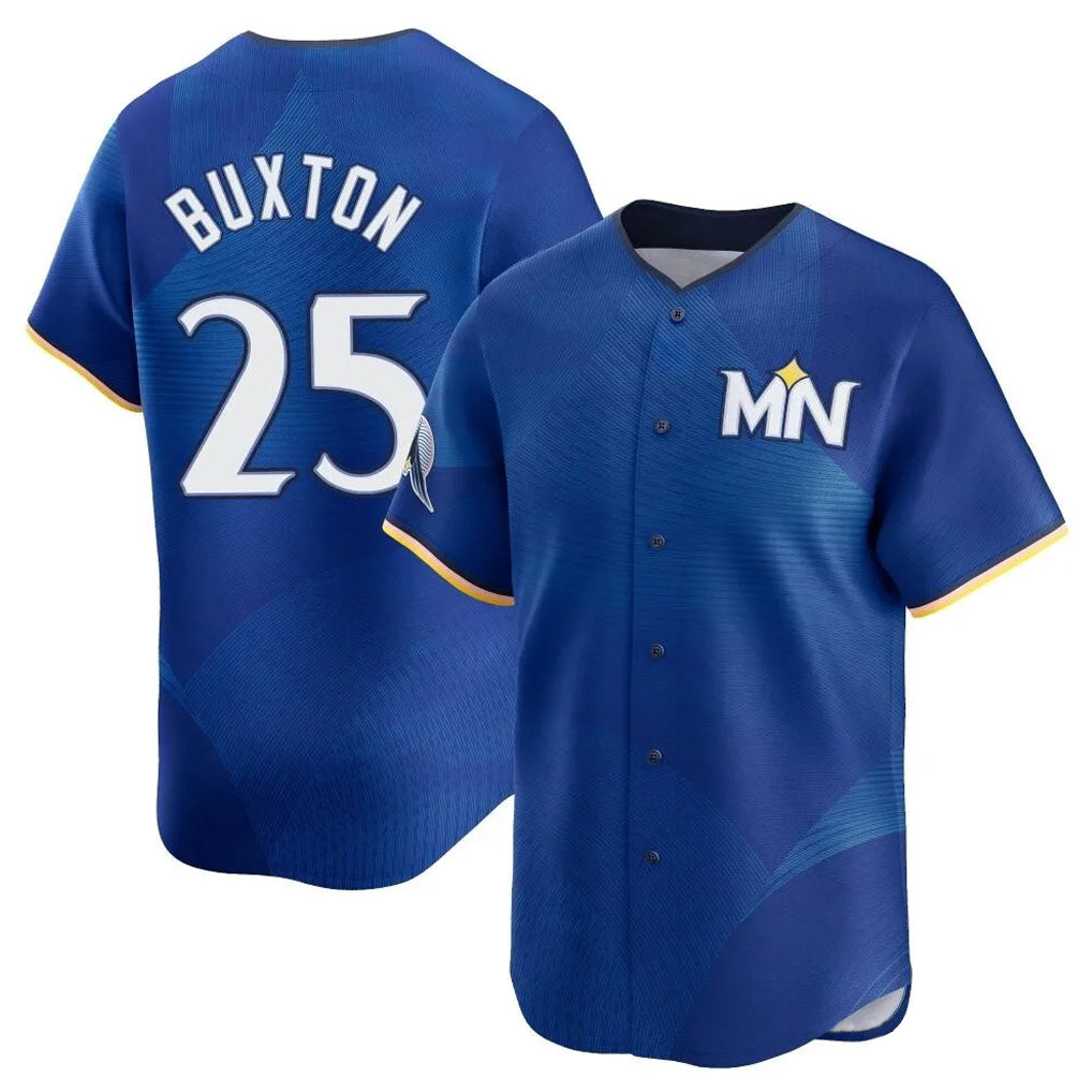 Odoa M.Twins #25 Byron Buxton Player Royal City Connect Limited Home Stitched Jerseys