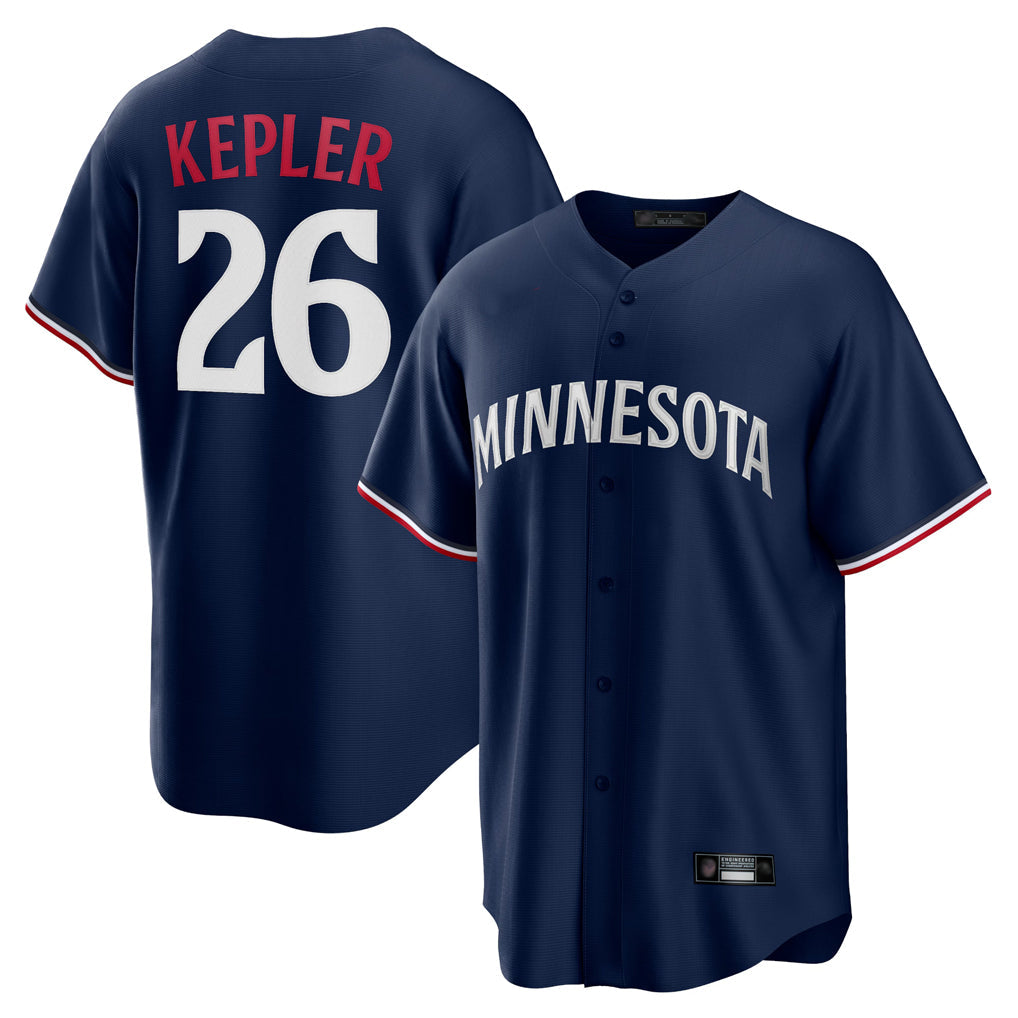 Odoa M.Twins #26 Max Kepler Player Navy Replica Alternate Home Stitched Jerseys