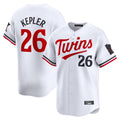 Odoa M.Twins #26 Max Kepler Player White Home Limited Stitched Jerseys