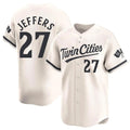 Odoa M.Twins #27 Ryan Jeffers Player Cream Home Limited Stitched Jerseys