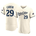 Odoa M.Twins #29 Rod Carew Player Cream Home Limited Elite Stitched Jerseys