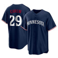 Odoa M.Twins #29 Rod Carew Player Navy Replica Alternate Home Stitched Jerseys