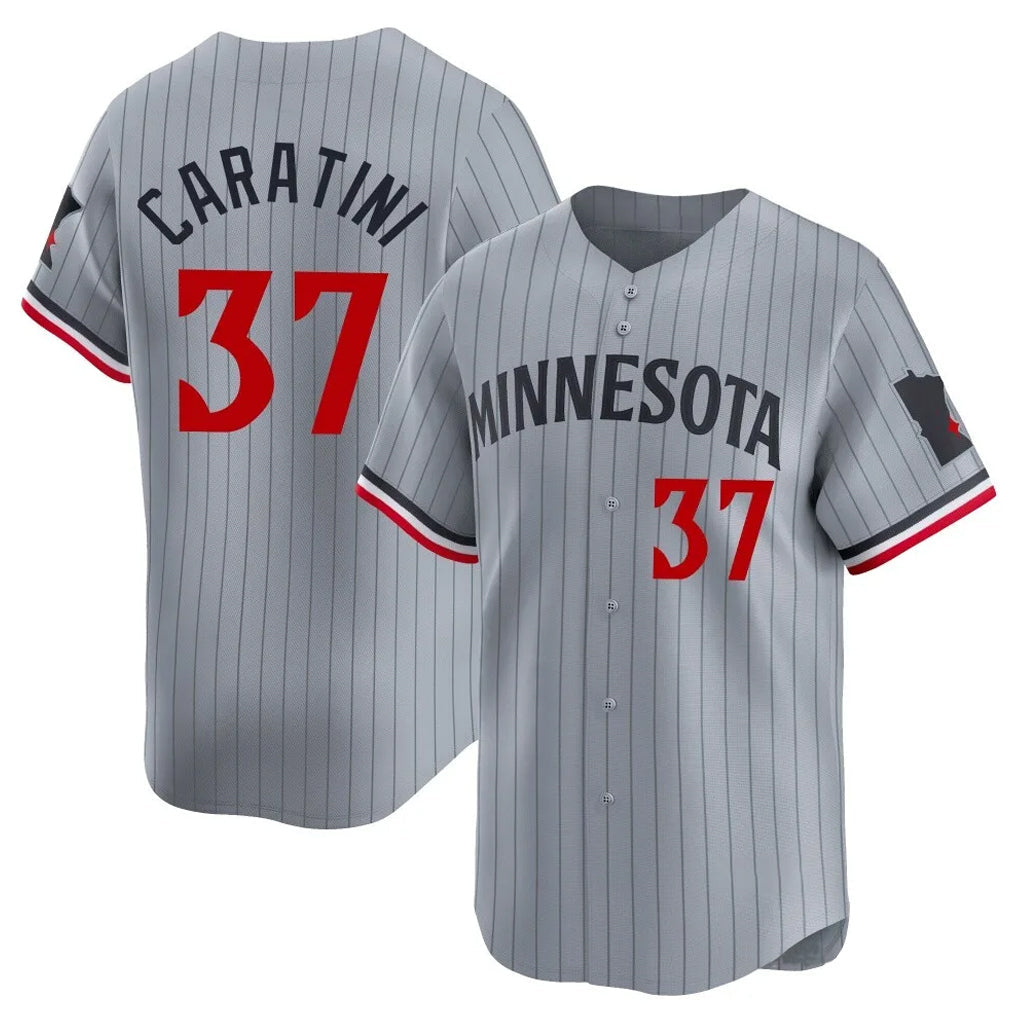 Odoa M.Twins #37 Victor Caratini Player Gray Home Limited Stitched Jerseys