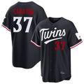Odoa M.Twins #37 Victor Caratini Player Navy Home Game Stitched Jerseys