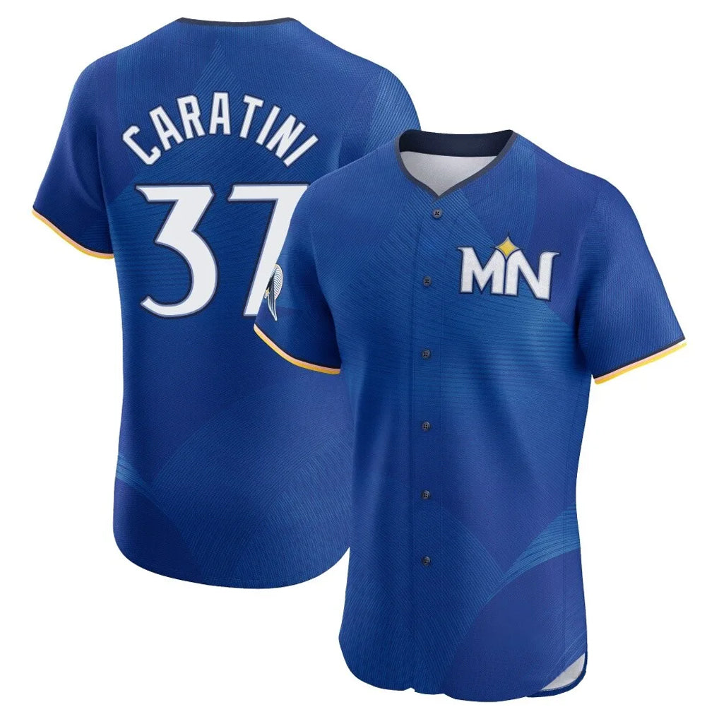 Odoa M.Twins #37 Victor Caratini Player Royal City Connect Limited Elite Home Stitched Jerseys
