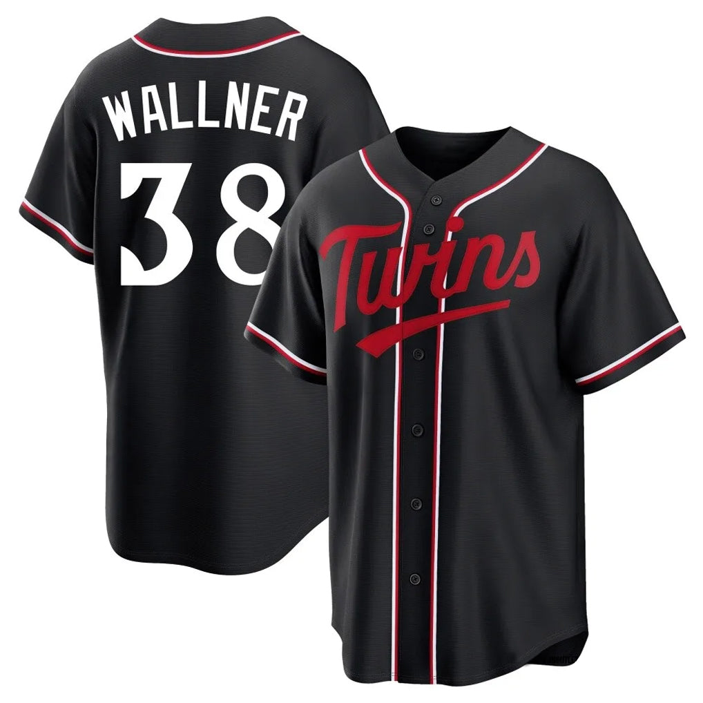Odoa M.Twins #38 Matt Wallner Player Black Fashion Out Home Limited Stitched Jerseys